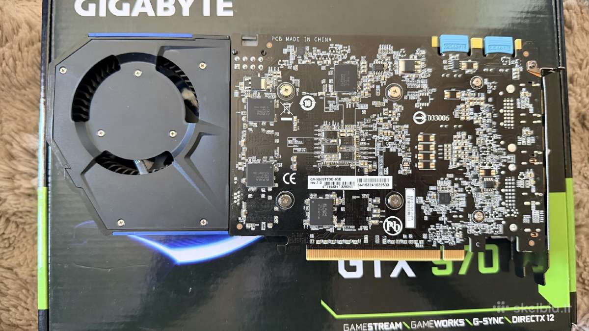 Gigabyte Geforce Gtx 970 4gb Gddr5 - nuotraukos Nr. 3