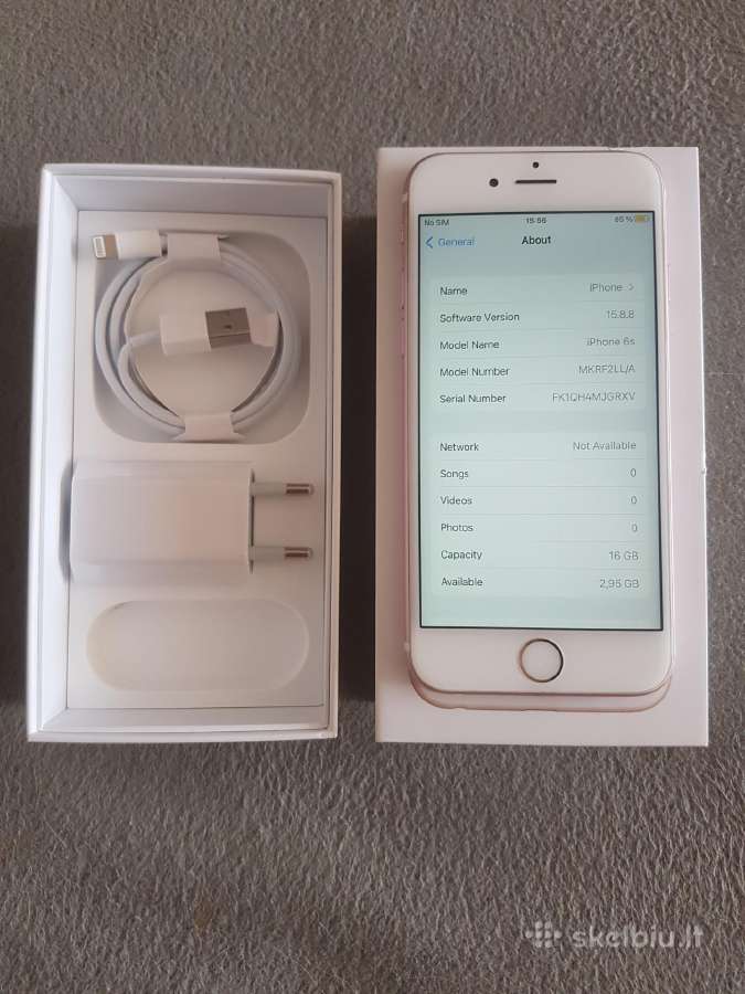 iPhone 6s 16gb - nuotraukos Nr. 4