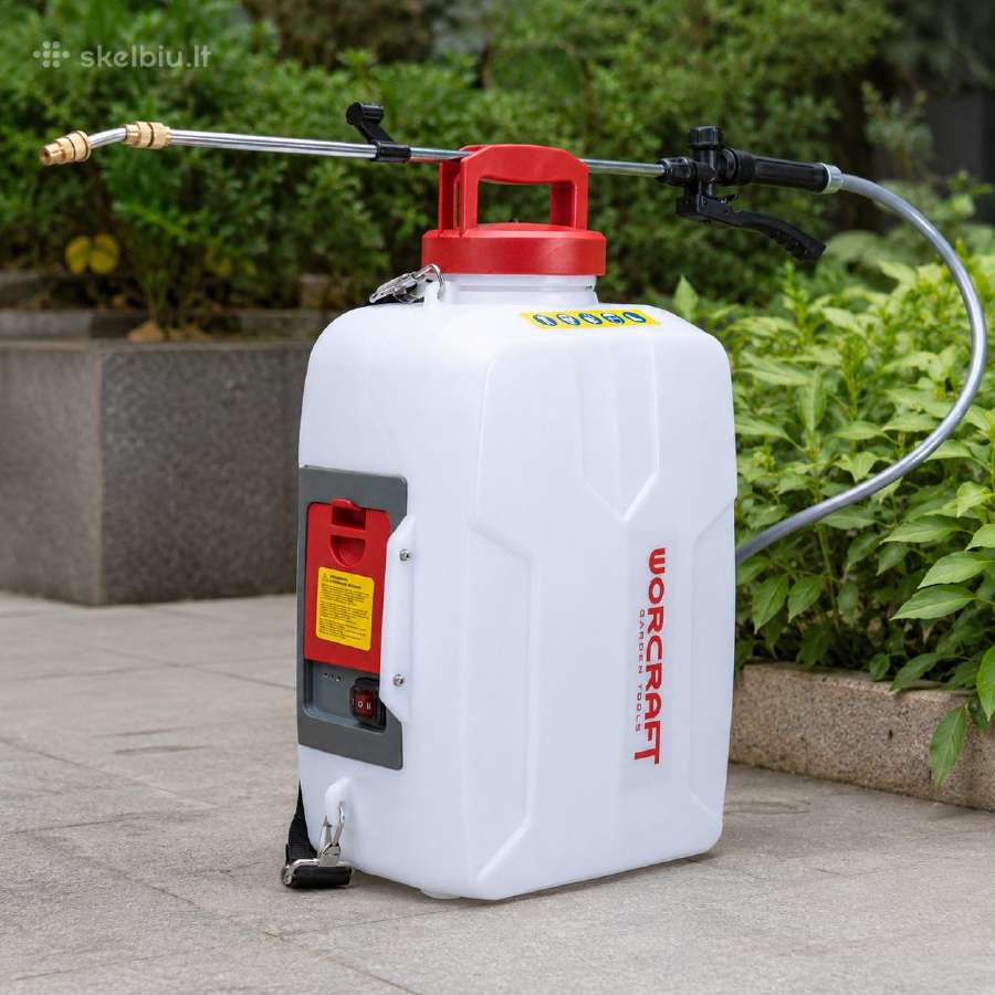 Akumuliatorinis slėginis purkštuvas Worcraft 20v, - nuotraukos Nr. 2