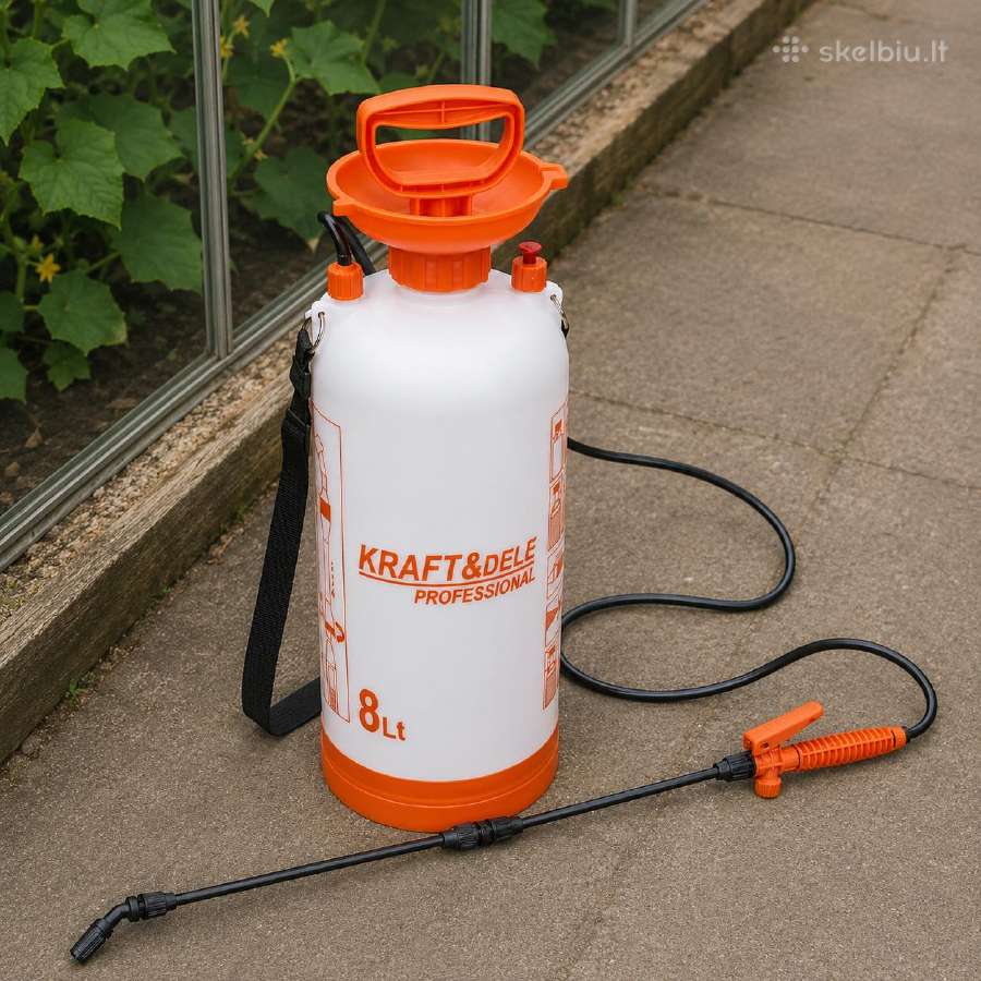 Slėginis purkštuvas Kraft&dele Kd2034, 8l - nuotraukos Nr. 3