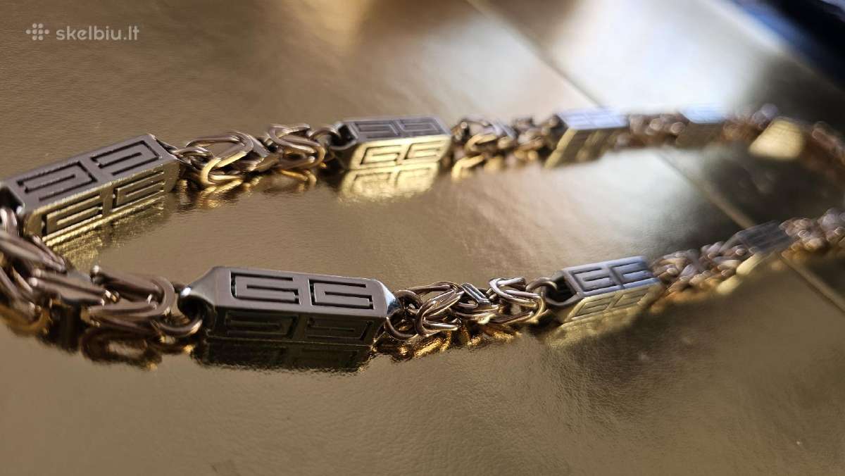 Auksinė grandinėlė su baltu auksu „gucci“ 130gr - nuotraukos Nr. 2