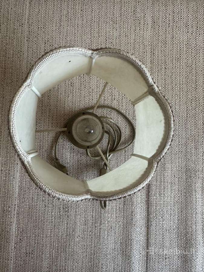 Vintažinė stalinė lempa iš onikso ir žalvario 32cm - nuotraukos Nr. 2