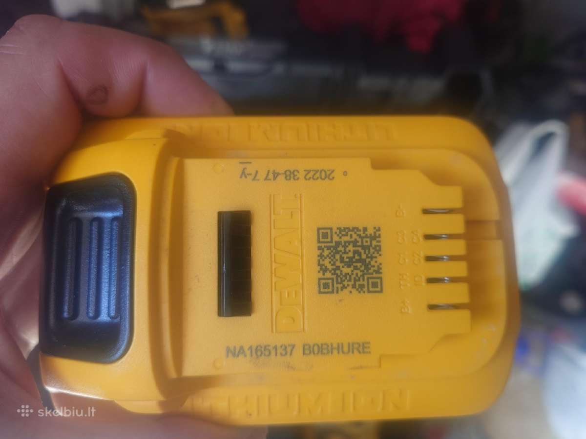 Dewalt powerstack 5ah. Baterija. - nuotraukos Nr. 2