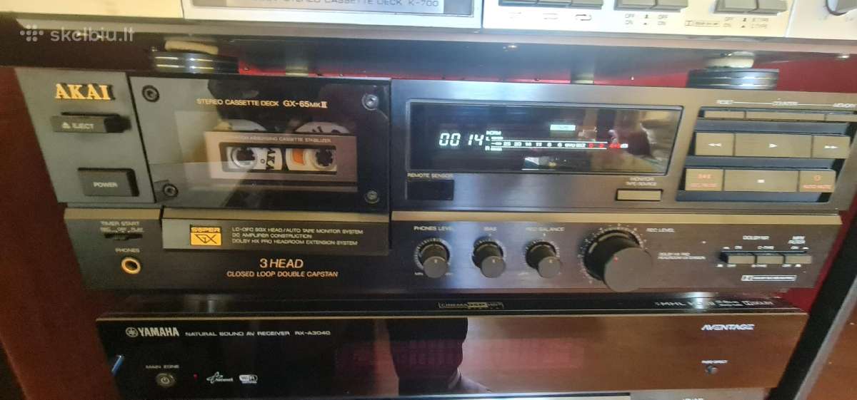 Akai GX-65 Mkii,yamaha K-700,teac W-850r - nuotraukos Nr. 2
