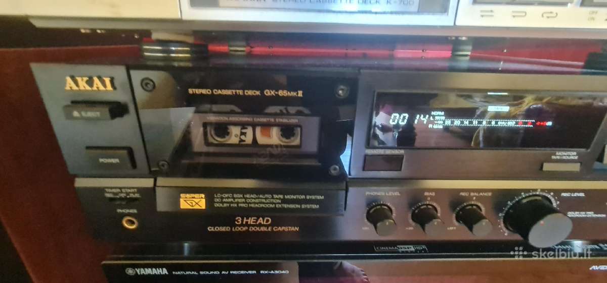 Akai GX-65 Mkii,yamaha K-700,teac W-850r - nuotraukos Nr. 3