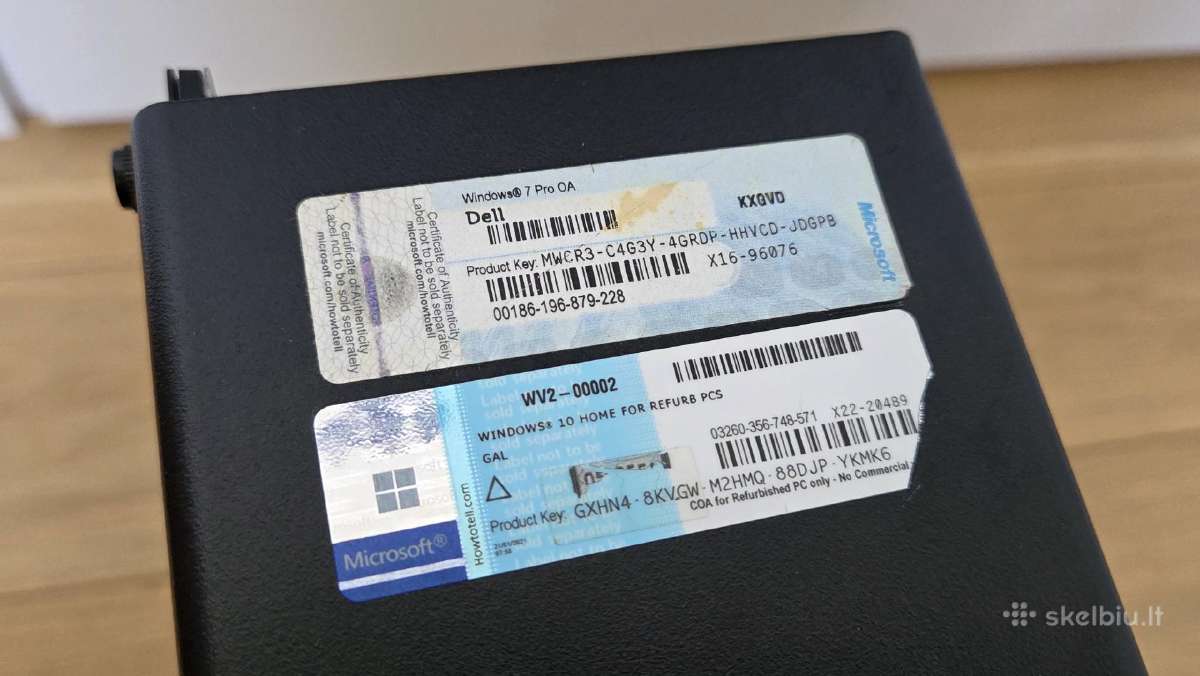 Modifikuotas Dell - Gtx 1050, SSD+HDD, 16gb RAM - nuotraukos Nr. 4