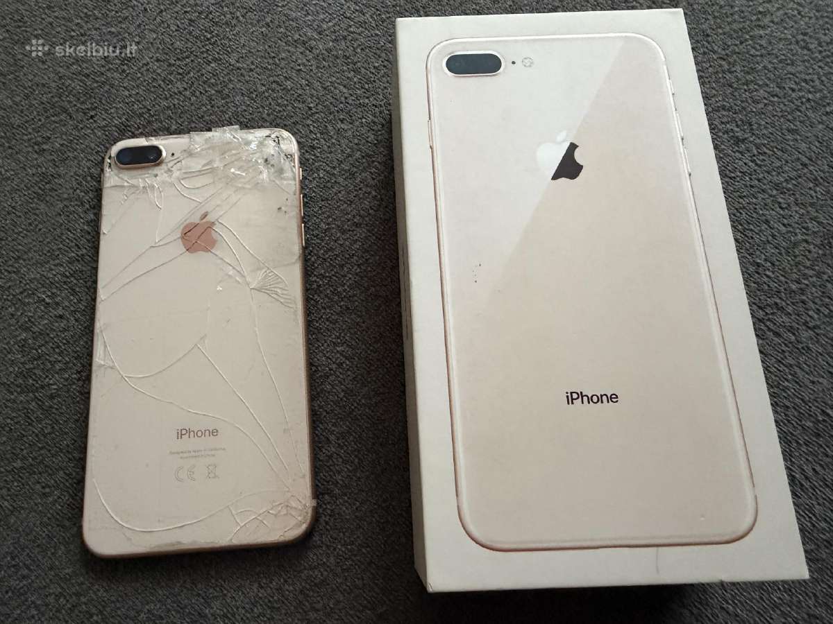 iPhone 8 plus sudaužytas bet veikiantis - nuotraukos Nr. 4