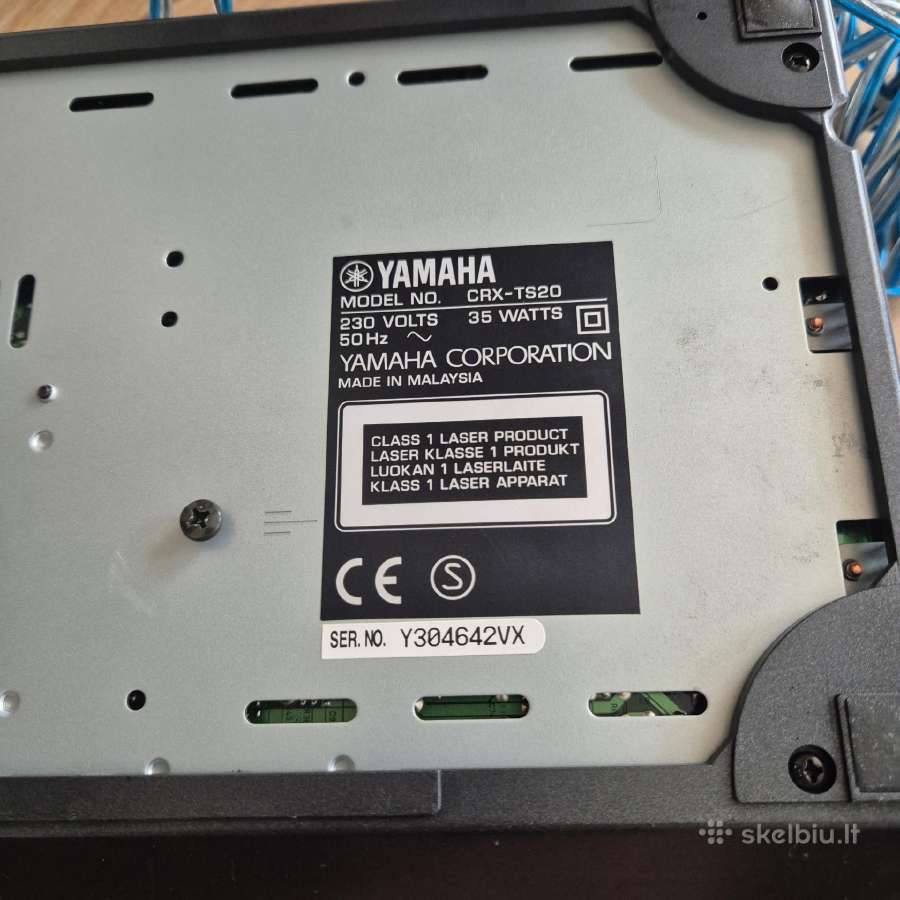 Yamaha muzikos centras crx ts20 - nuotraukos Nr. 4