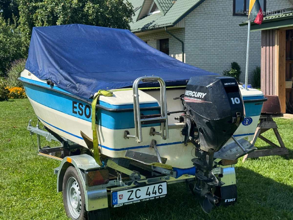 Parduodama Hellwig motorinė valtis su 20 Ag - nuotraukos Nr. 2