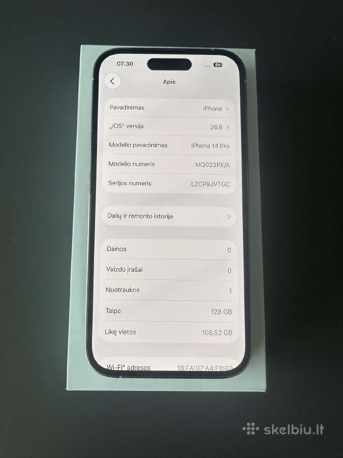 iPhone 14 Pro - nuotraukos Nr. 3