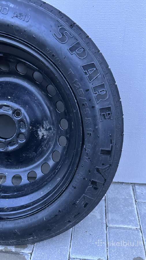 Atsarginis ratas r16, 5x108, 63,4 - nuotraukos Nr. 6