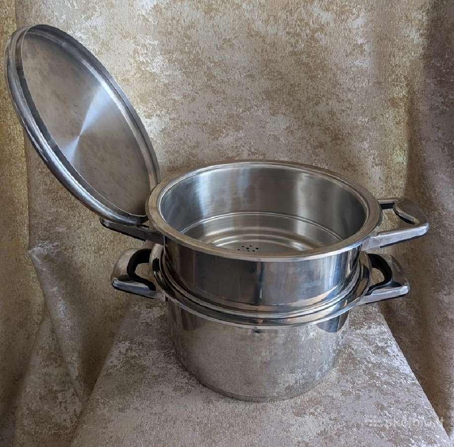 Bauer 5,6l puodas + Zepter 24cm keptuvė + priedai - nuotraukos Nr. 2