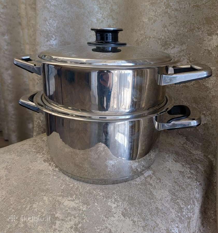 Bauer 5,6l puodas + Zepter 24cm keptuvė + priedai - nuotraukos Nr. 3