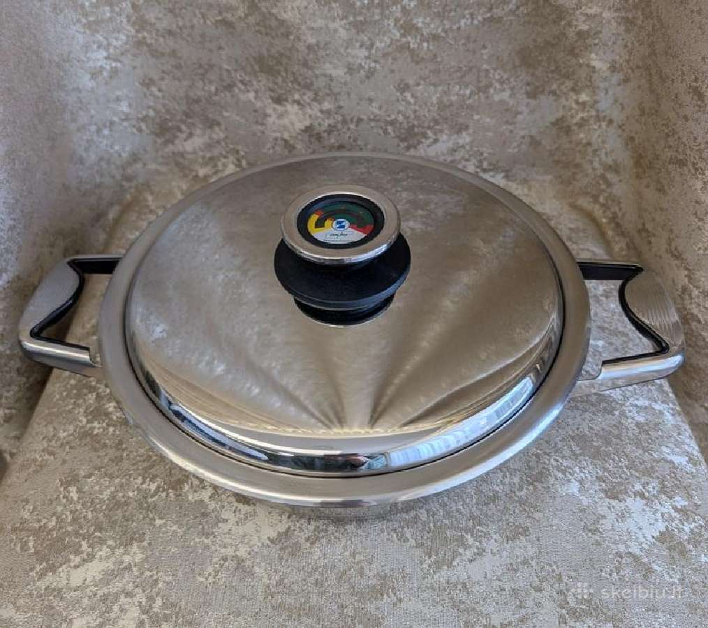 Bauer 5,6l puodas + Zepter 24cm keptuvė + priedai - nuotraukos Nr. 4