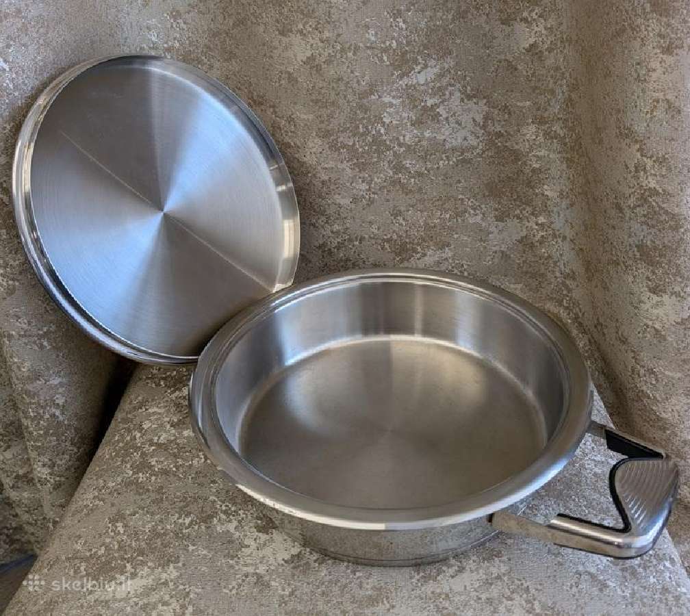 Bauer 5,6l puodas + Zepter 24cm keptuvė + priedai - nuotraukos Nr. 5