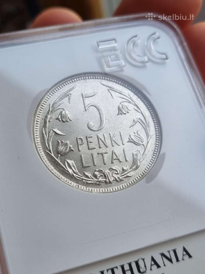 5 Litai Tulpės-lynai 1925m Au 55 - nuotraukos Nr. 2