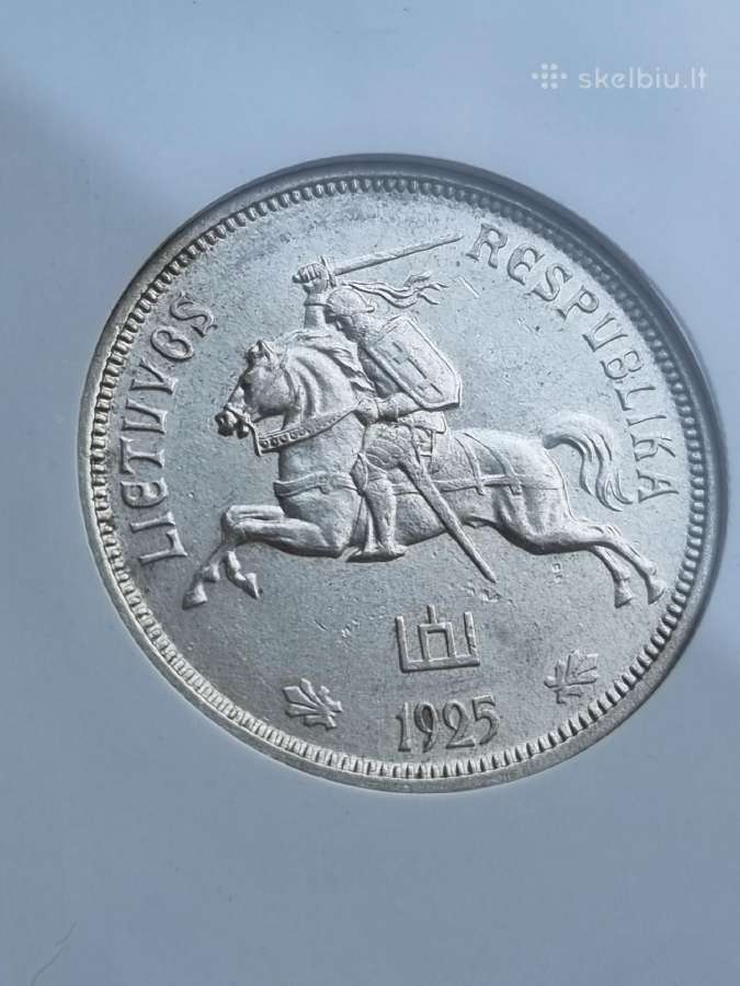 5 Litai Tulpės-lynai 1925m Au 55 - nuotraukos Nr. 4
