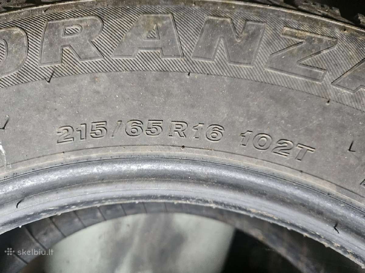 Keturios žieminės padangos Bridgestone - nuotraukos Nr. 3