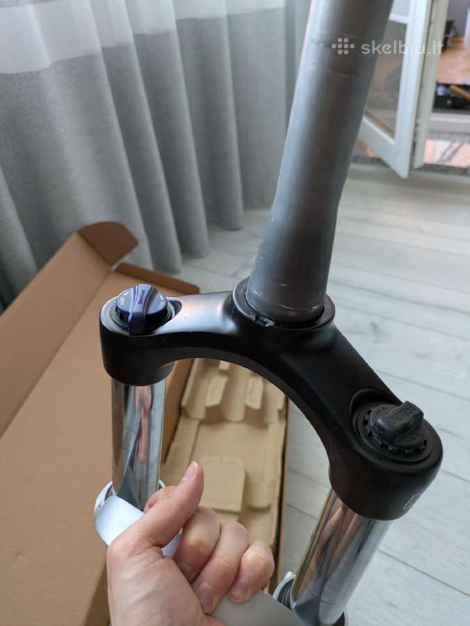 Suntour xcm 34 šakė 29" boost ratams 120mm eigos - nuotraukos Nr. 3