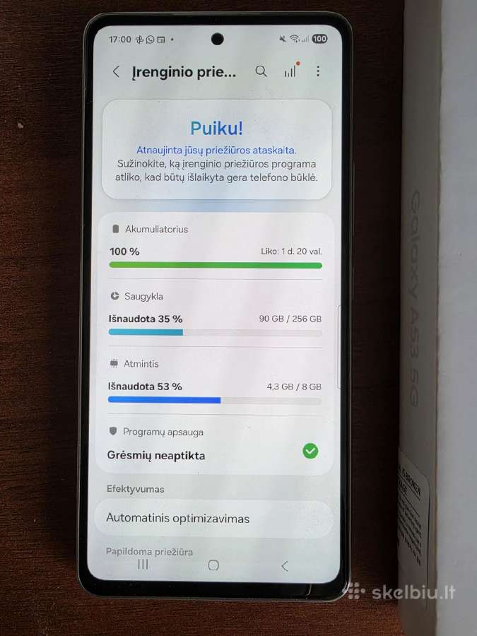 Samsung A53 256gb - nuotraukos Nr. 2