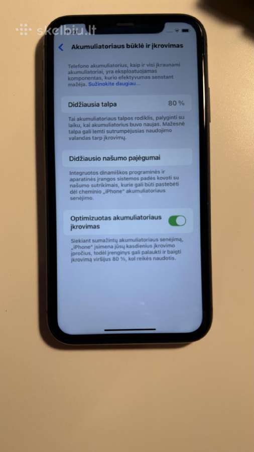 Parduodamas iPhone 11 128 GB - nuotraukos Nr. 3