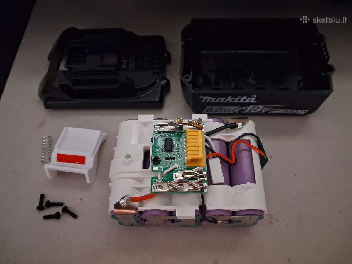 Makita 18v akumuliatoriai 6 Ah - nuotraukos Nr. 4