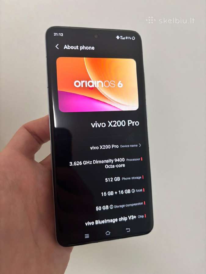Vivo x200 pro - nuotraukos Nr. 3