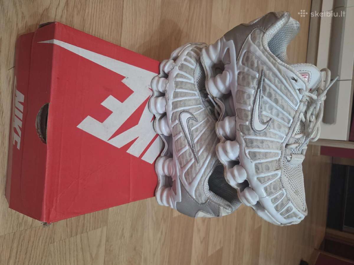 Balti Nike Shox Batai - nuotraukos Nr. 2