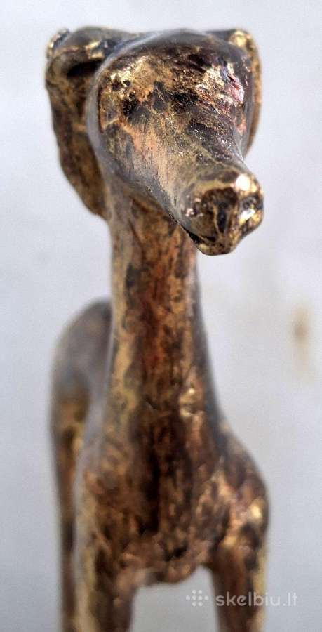 Bronzinė figūra Šuns kurto -37cm - nuotraukos Nr. 5