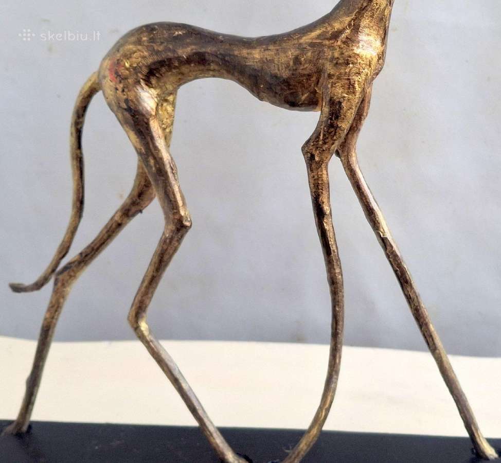 Bronzinė figūra Šuns kurto -37cm - nuotraukos Nr. 7