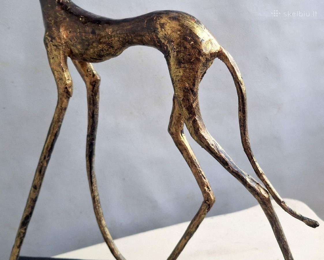 Bronzinė figūra Šuns kurto -37cm - nuotraukos Nr. 8