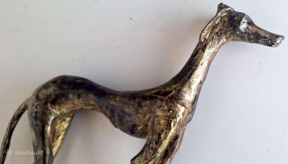 Bronzinė figūra Šuns kurto -37cm - nuotraukos Nr. 11