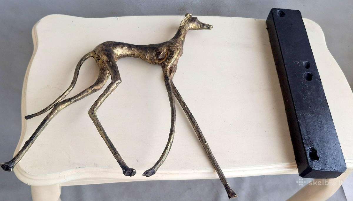 Bronzinė figūra Šuns kurto -37cm - nuotraukos Nr. 12