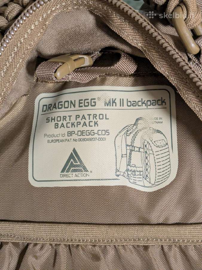 Kuprinė Direct Action Dragon Egg Mk. II (25 l) - nuotraukos Nr. 4
