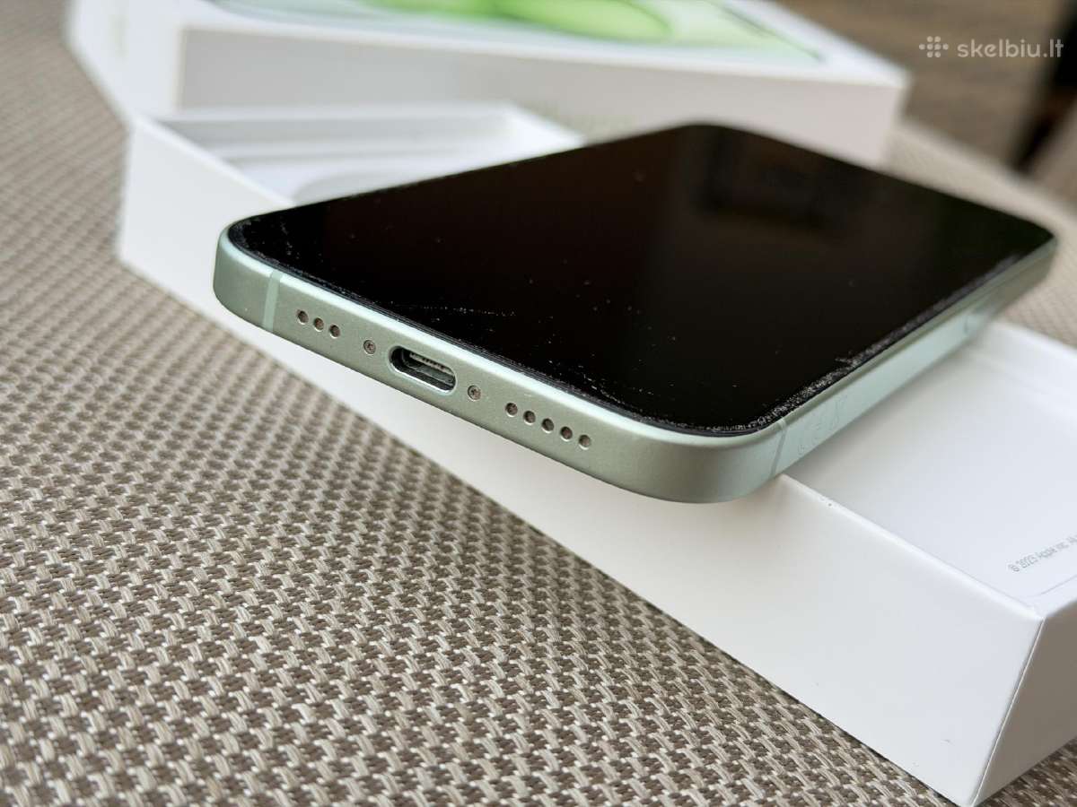 iPhone 15 Green 128gb - nuotraukos Nr. 3