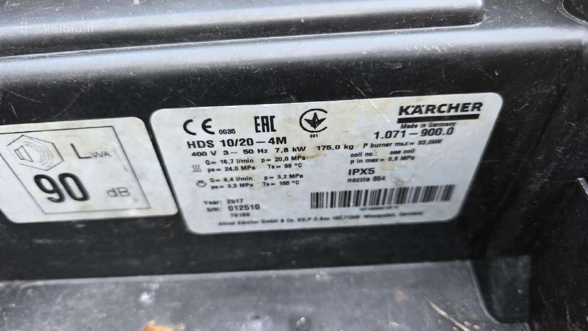 Karcher Hds 10/20 4m - nuotraukos Nr. 6