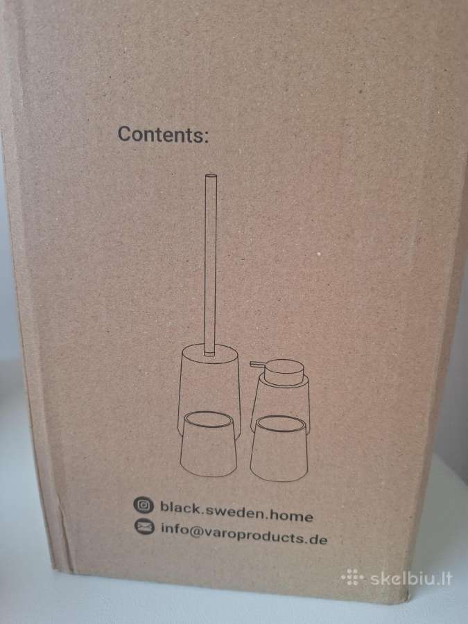 Black Sweden Home vonios aksesuarų rinkinys - nuotraukos Nr. 4