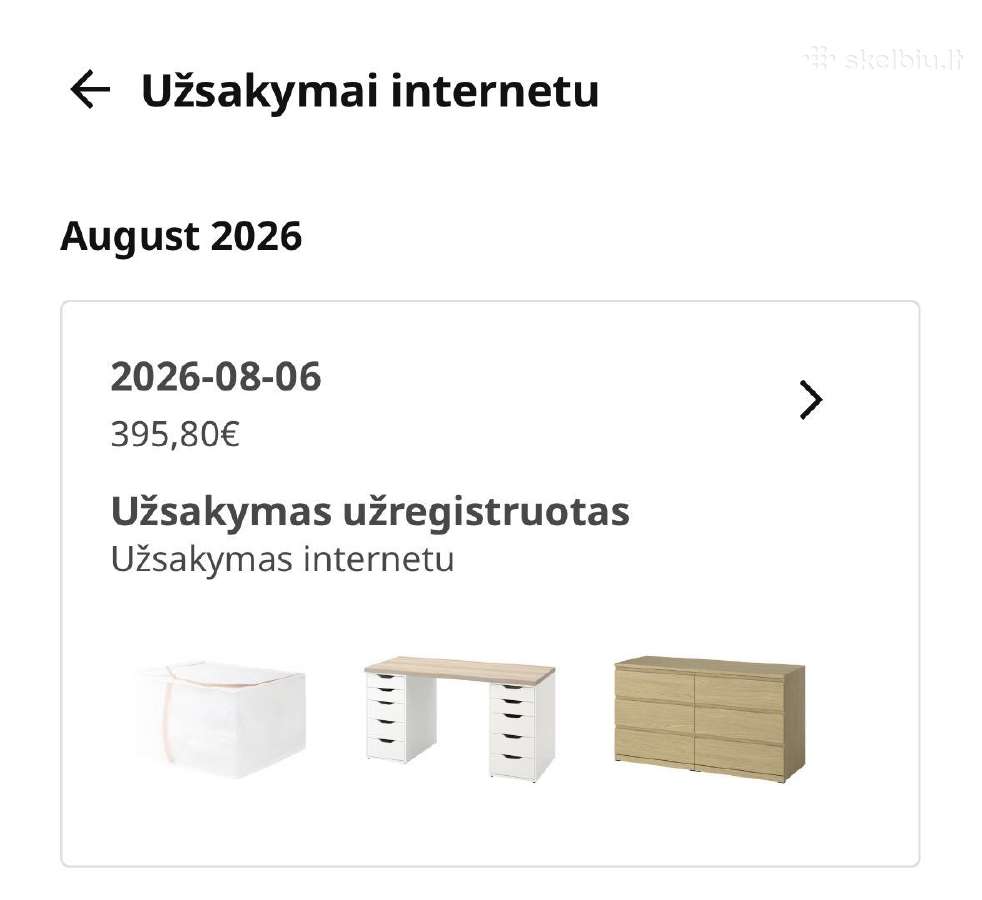 Storklinta Ikea 6 stalčių - nuotraukos Nr. 3