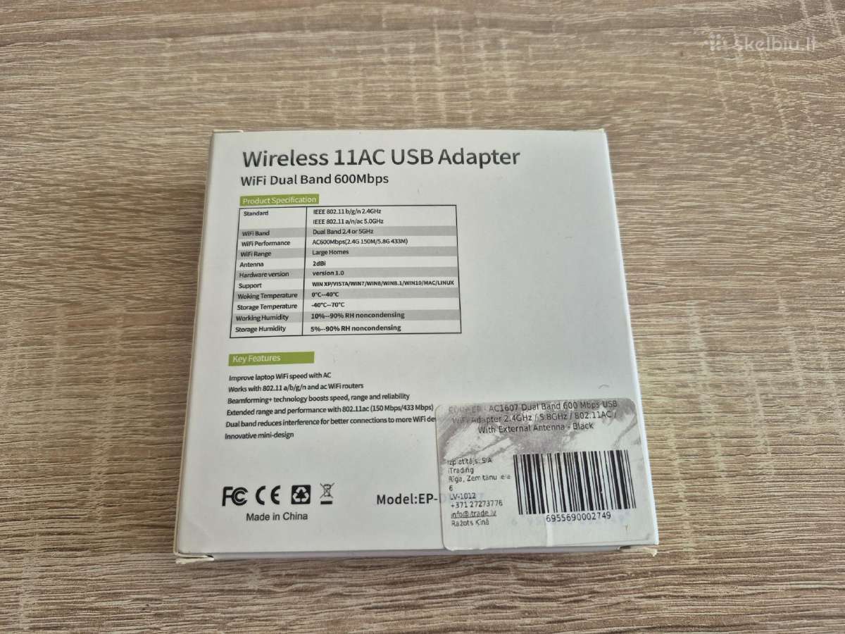 Edup Ac1607 WiFi antena - nuotraukos Nr. 2