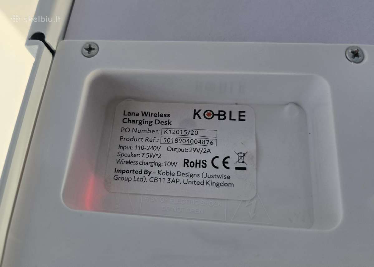 Rašomasis stalas elektrinis su kolonėlėmis ir WiFi - nuotraukos Nr. 8