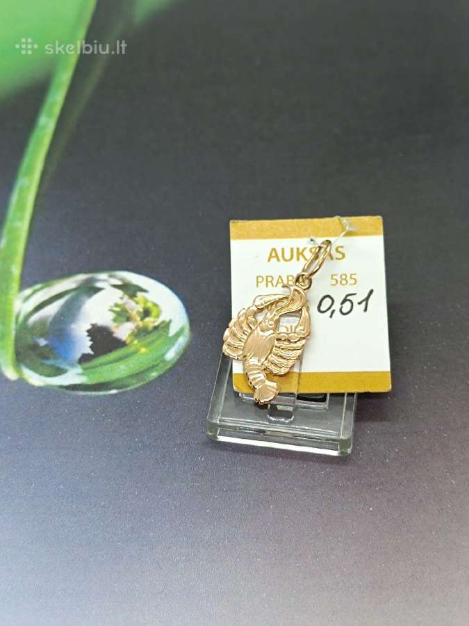 Auksiniai pakabukai - nuotraukos Nr. 5