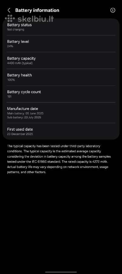 Samsung Galaxy Z Fold7 512 GB, Graphite - nuotraukos Nr. 9