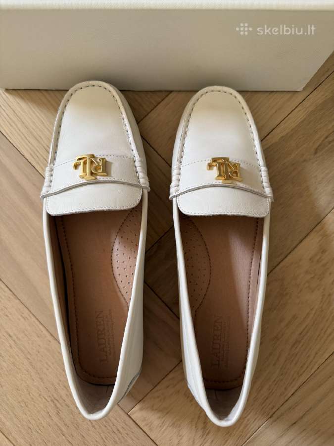 Lauren Ralph Lauren balti bateliai - nuotraukos Nr. 2