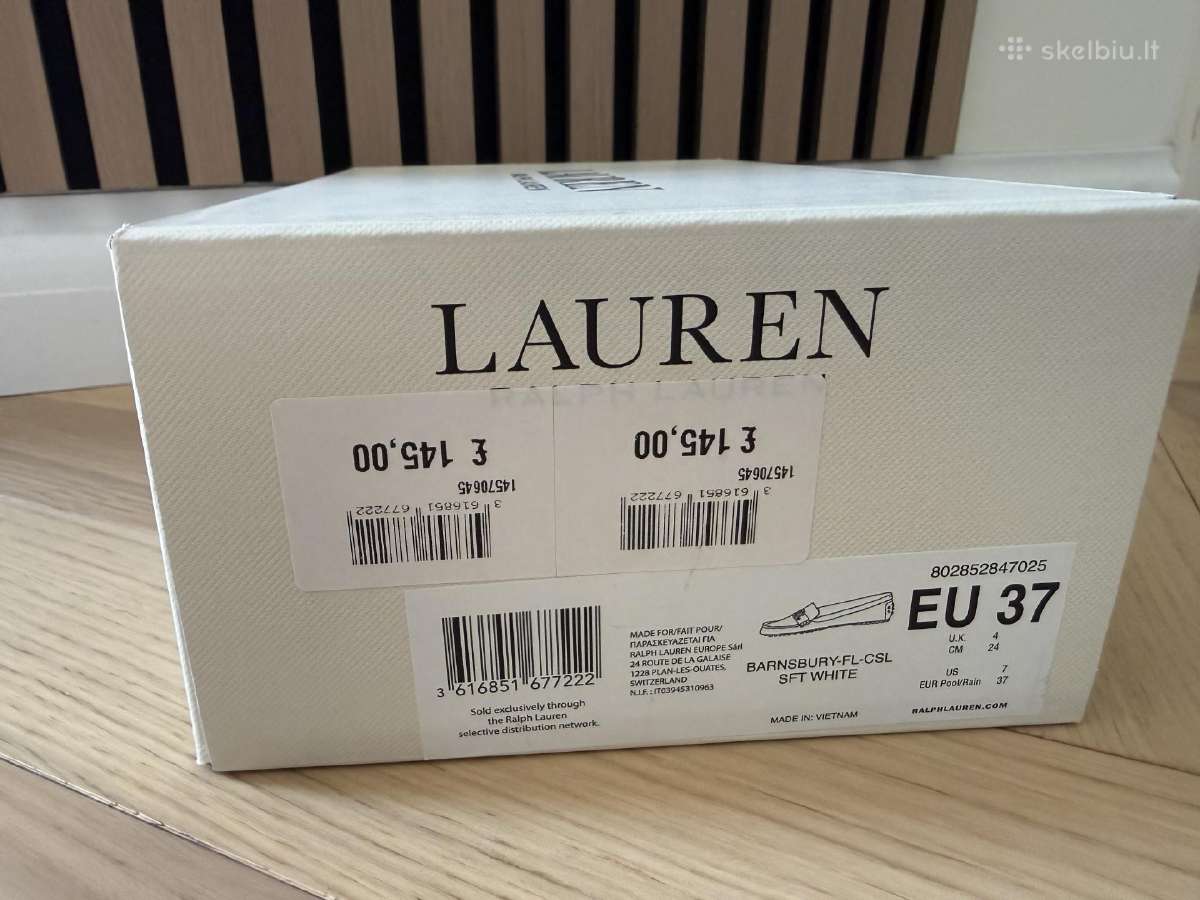 Lauren Ralph Lauren balti bateliai - nuotraukos Nr. 8