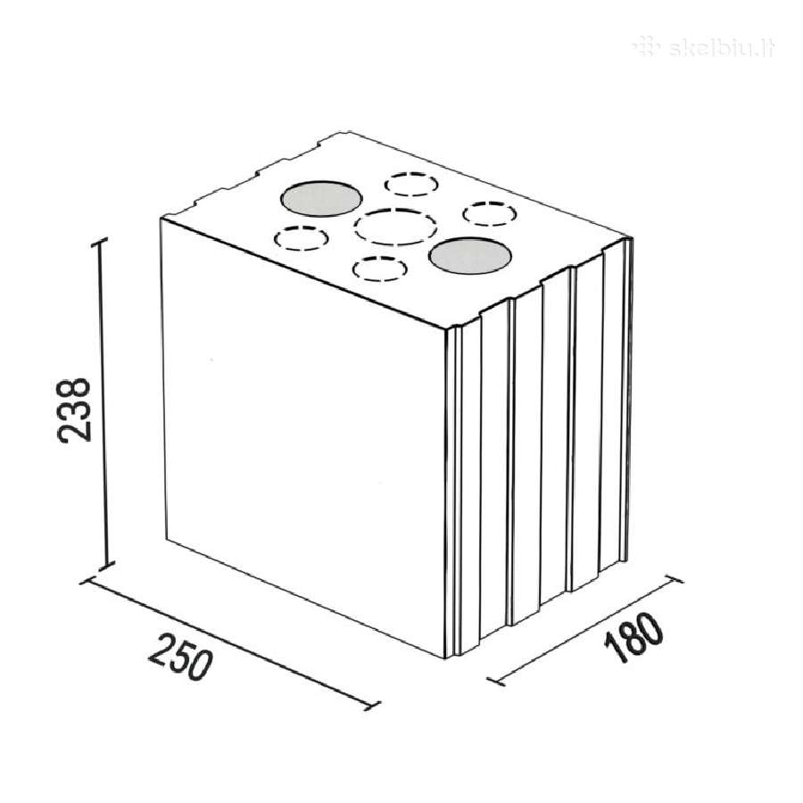 Silroc M18 blokeliai - nuotraukos Nr. 2