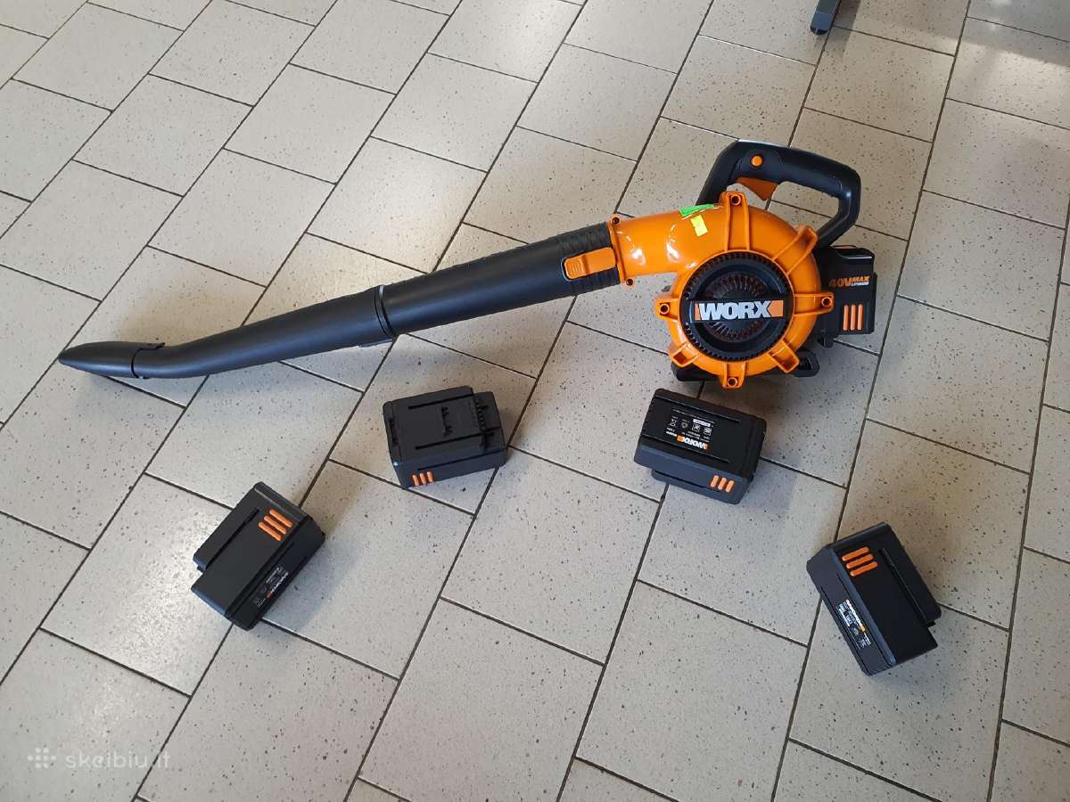 Worx baterijos akumuliatoriniam trimeriui - nuotraukos Nr. 2