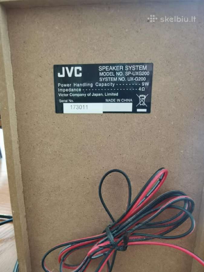 Muzikinis centras JVC Ux - G200 - nuotraukos Nr. 7