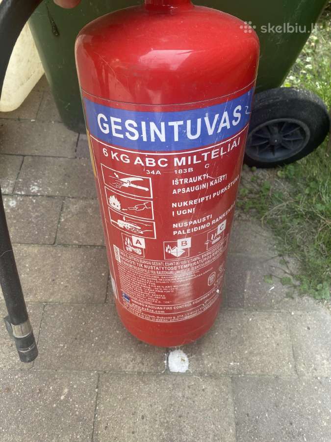 Tuščias gesintuvas - nuotraukos Nr. 2