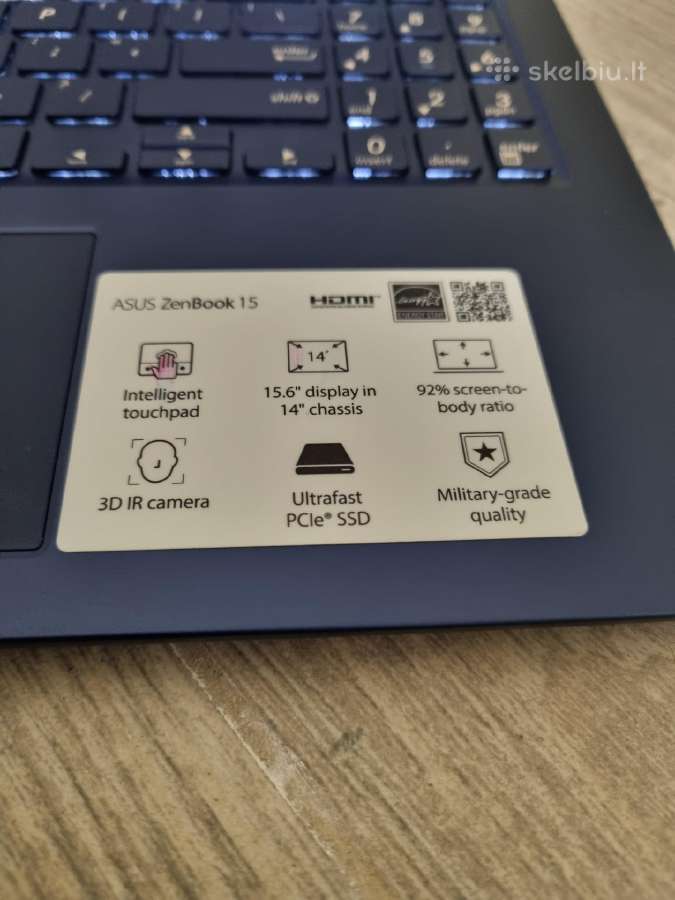 Asus Zenbook Ux533 - nuotraukos Nr. 4