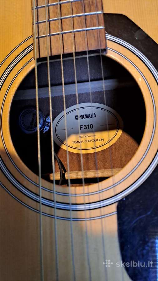 Transakustinė Gitara Yamaha F310 - nuotraukos Nr. 2
